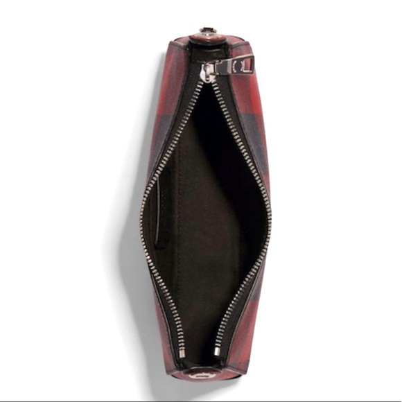 Coach Jes Baguette With Buffalo Plaid Print - Picture 7 of 10